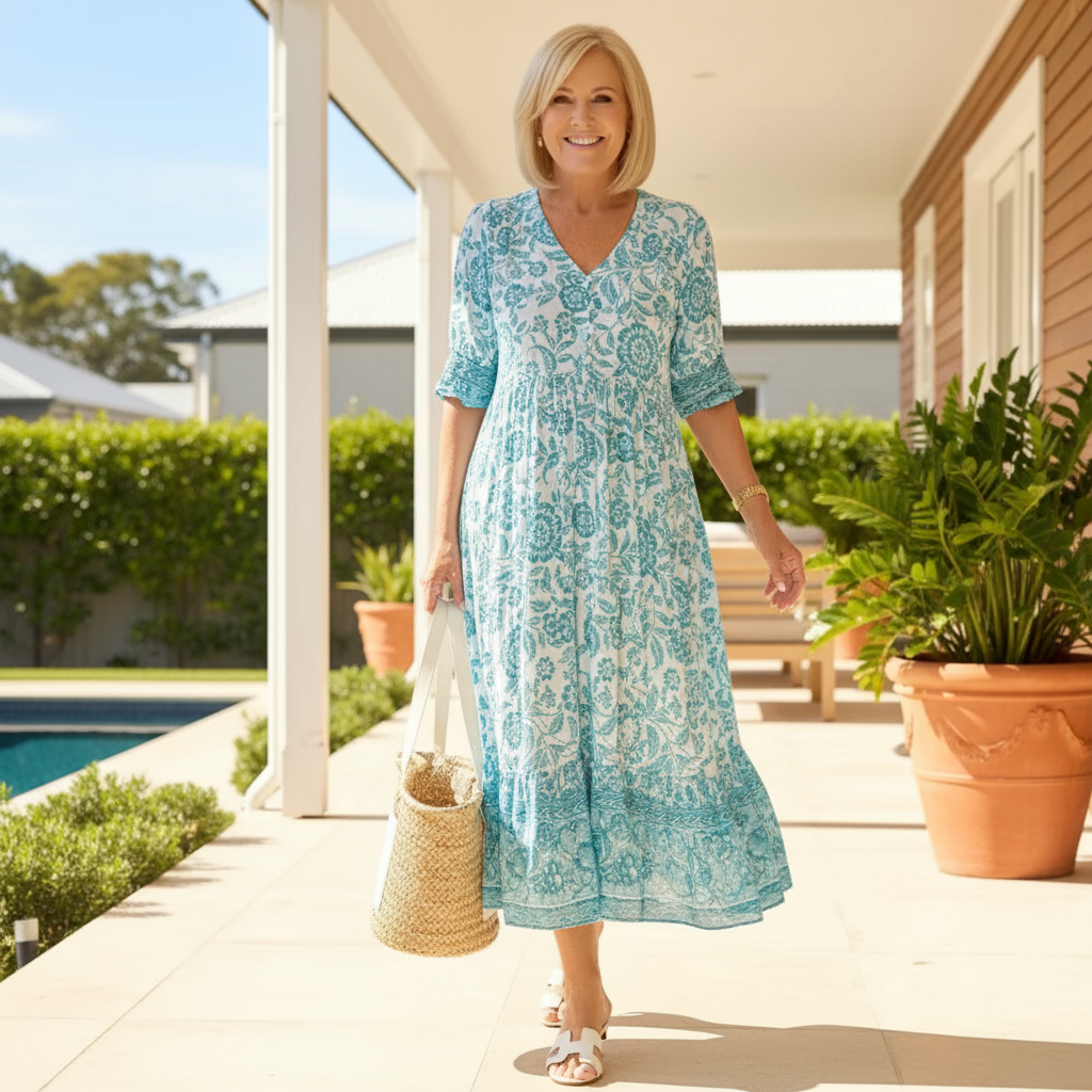 Eveline | Flowing Floral Maxi Dress